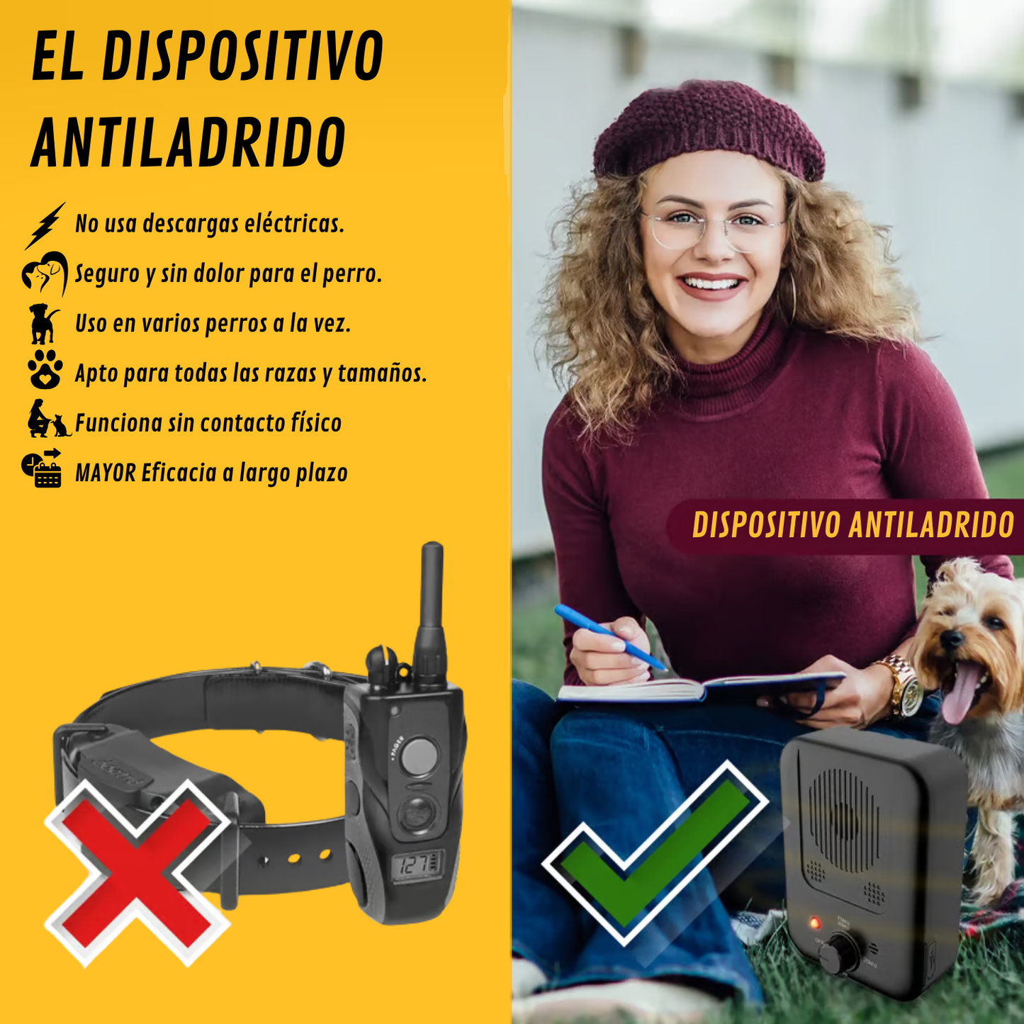 Dispositivo Antiladrido Inteligente para Perros
